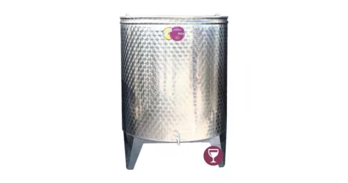 Bortartály inox 620L 3 csappal, kúpos fenék Panka