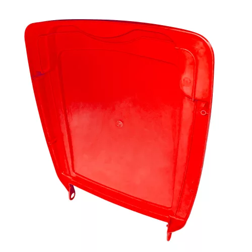 Kukafedél 240 L kukához PIROS