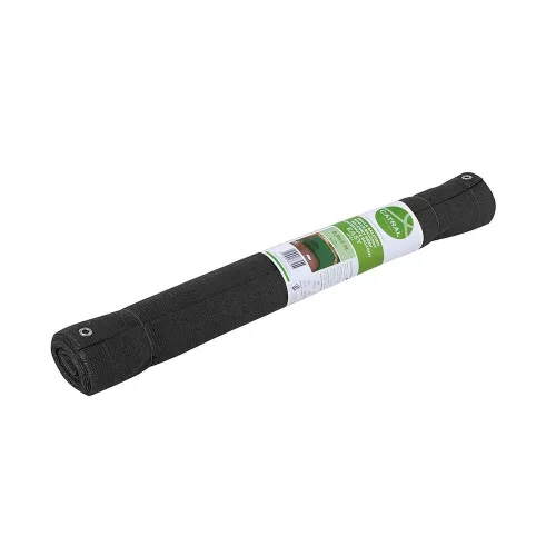 Erkélyháló fűzőlyukakkal Balcony Easy antracit 0.9x5m 160gr/m2 2020726