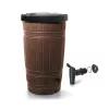 Esővízgyűjtő tartály csappal 265L WOODCAN barna