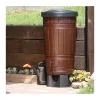 Esővízgyűjtő tartály csappal 265L WOODCAN barna