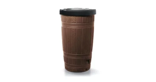 Esővízgyűjtő tartály csappal 265L WOODCAN barna