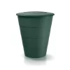 Esővízgyűjtő tartály csappal 210L SMOOTH zöld