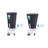 Esővízgyűjtő tartály csappal 210L SMOOTH zöld