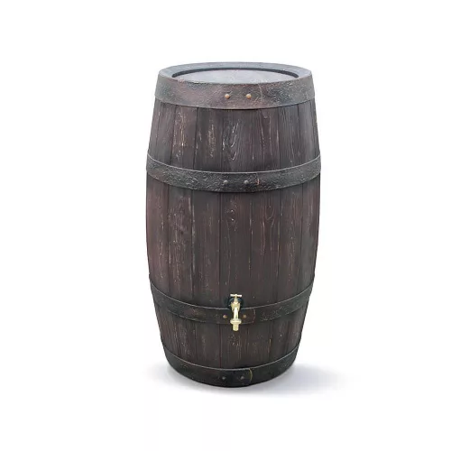 Esővízgyűjtő tartály réz csappal 250L BARRIQUE barna