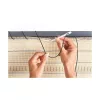 Tű és zsineg szett szőtt árnyékoló hálók rögzítéséhez Fixing Cord 2005760 fekete 25m