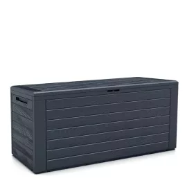Kerti tároló láda műanyag Woodbox 280L antracit