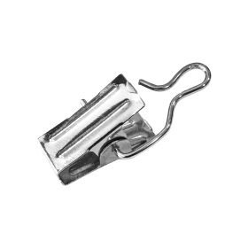 Függönycsipesz ezüst, akasztós 20 db