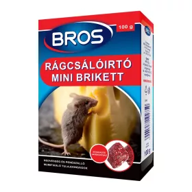 Rágcsálóirtó paraffin blokk 100 g Bros