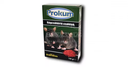 Rágcsálóirtó csalétek 150g, Prokum