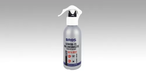Szúnyog- és kullancsriasztó szórófejes, pumpás folyadék 130 ml BROS EAN: 5904517407824
