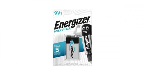 Elem, 9V B1, alkáli, Energizer Max Plus