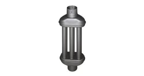 Hődob, hőfokozó 120 mm/100cm sötét szürke