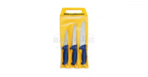 Késkészlet, 3 részes, kék, Dick Ergogrip