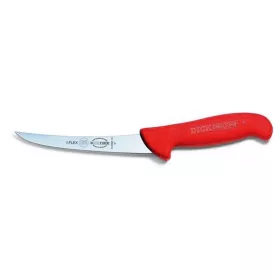   Csontozókés, fél flexibilis pengével 13cm ívelt, piros, Dick Ergogrip