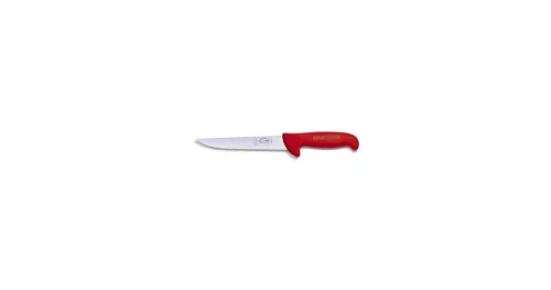 Szúrókés 21cm egyenes, széles, piros, Dick Ergogrip