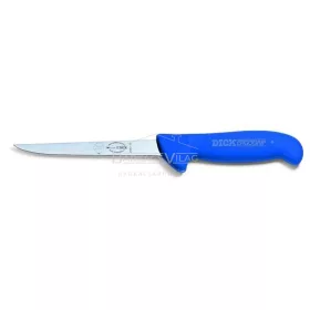 Csontozókés 15cm egyenes, vékony, kék, Dick Ergogrip