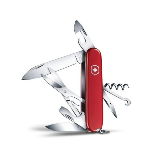 ZSEBKÉS, VICTORINOX SWISS ARMY CLIMBER, PIROS