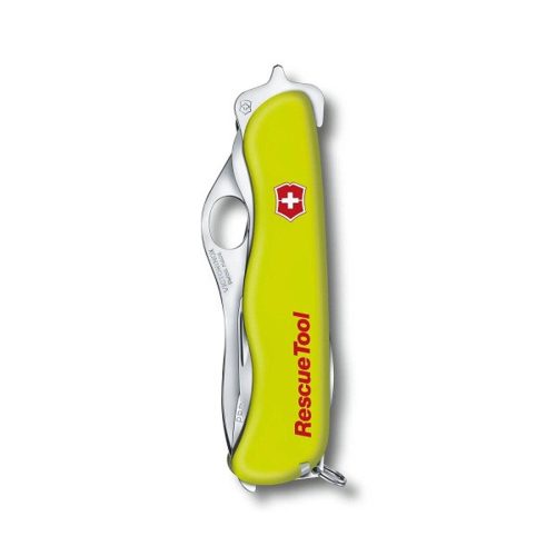 ZSEBKÉS, VICTORINOX SWISS ARMY RESCUE TOOL, NEON SÁRGA