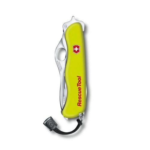ZSEBKÉS, VICTORINOX SWISS ARMY RESCUE TOOL, NEON SÁRGA