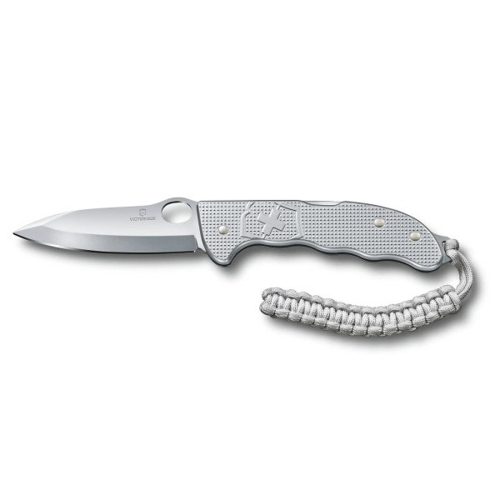 ZSEBKÉS, VICTORINOX SWISS ARMY HUNTER PRO, EGYKEZES NYITÁSSAL, ALOX, EZÜST