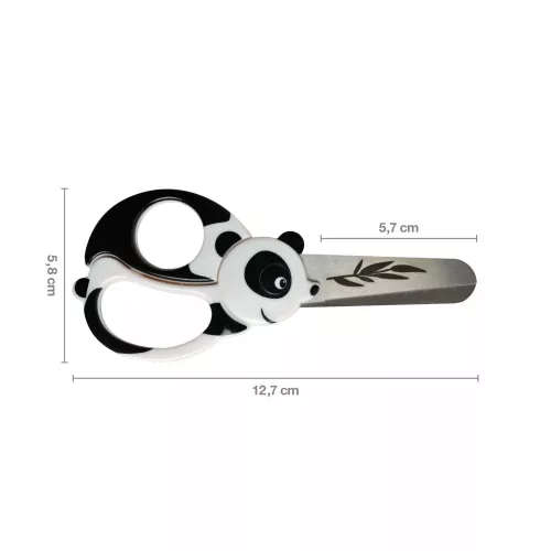Gyermekolló panda 13cm Fiskars