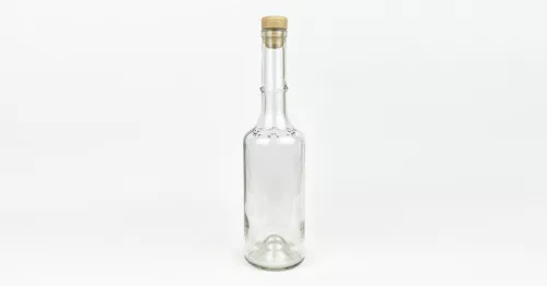 Pálinkás üveg magyar 500ml, műanyag dugóval