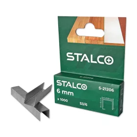   Tűzőgépkapocs 6mm, Stalco S-21206 53-as típus 11,3 x 0,7 mm