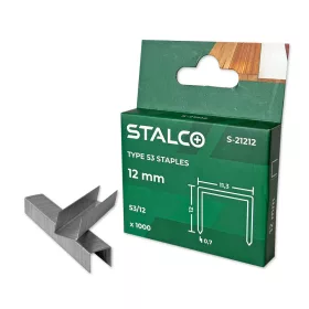   Tűzőgépkapocs 12mm, Stalco S-21212 53-as típus 11,3 x 0,7 mm