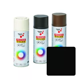 Festék spray, RAL 9005M fekete matt 0.4l, Prisma Color