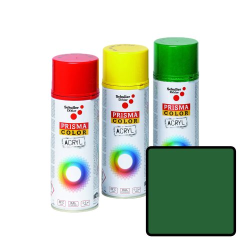 Festék spray, RAL 6002 lombzöld 0.4l, Prisma Color