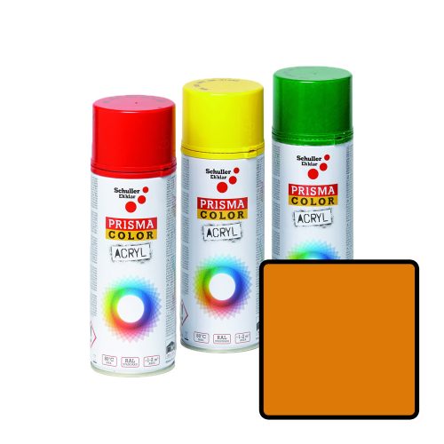 Festék spray, RAL 2000 narancs sárga 0.4l, Prisma Color