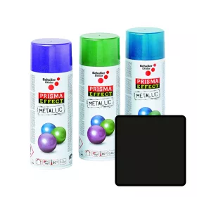 Festék spray fekete Prisma Effect Metallic