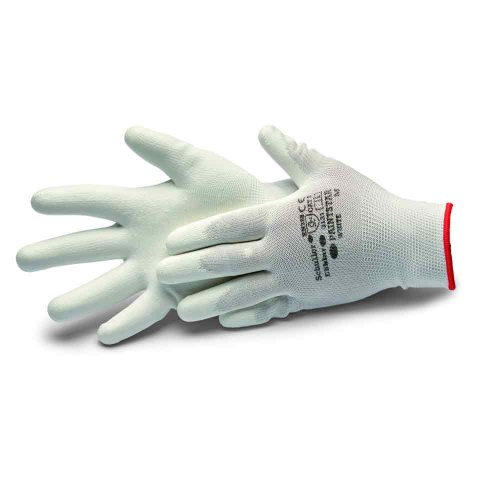 Kesztyű fehé L/9 Paintstar