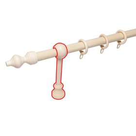 Karnis tartó natúr fa 28 mm 