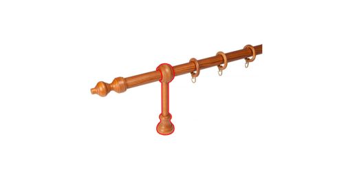 Karnis tartó cseresznye 28 mm