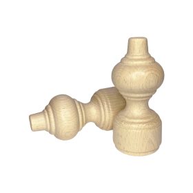 Karnis fa végzáró 2 darab natúr