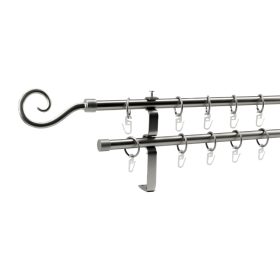 Sopron karnis nikkel 2 soros 120 cm