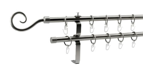 Sopron karnis nikkel 2 soros 120 cm