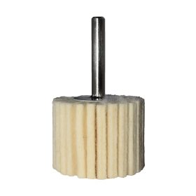 Csapos polírozókerék filc lamellákkal 60 x 30 x 6 mm