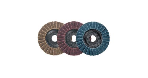 Csiszolótányér vlies Abraboro 125 x 22 mm közepes vörös