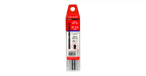 Fémfúró HSS-R 3 mm 2 db