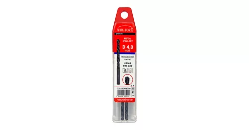 Fémfúró HSS-R 4 mm 2 db