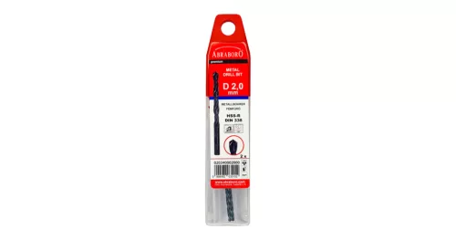 Fémfúró HSS-R 2 mm 2 db
