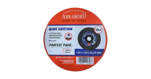 Vágókorong acél/inox 125x1 mm BLUE EDITION 10db/csomag