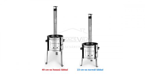 Parti üstházhoz hosszú láb 49cm inox