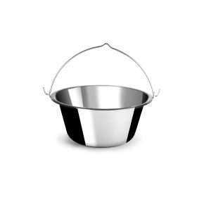 Bogrács rozsdamentes 14L