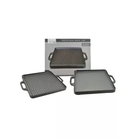  Öntöttvas BBQ grill lap 2 oldalas 42 x 42 cm