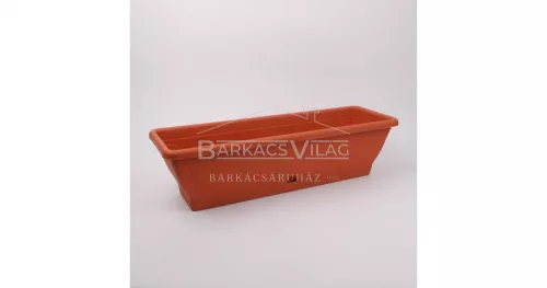 Dísz balkonláda, terrakotta, 80 cm