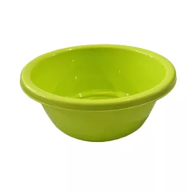 Kerek műanyag tál 24 x 9,5 cm 2,5 L  fehér, zöld
